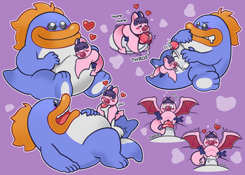 abdominal_bulge anal bodily_fluids canon_x_oc cuddling cum cum_inside duo ejaculation female genital_fluids humping licking male male/female oral rimming sex size_difference spade_tail tail tongue tongue_out bonebatty mario_bros nintendo paper_mario paper_mario:_the_thousand_year_door fan_character grubba koopa reptile scalie spike_(mario) swooper absurd_res hi_res