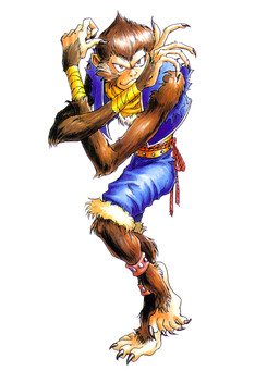 anthro biped claws feet fur hindpaw male paws solo standing yoshikawa_tatsuya breath_of_fire capcom sten_(breath_of_fire) haplorhine highlander_(breath_of_fire) mammal monkey primate 3:4