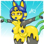 ahegao anthro areola blue_areola blue_mouth blue_nipples blue_tongue cyan_background female goo_transformation green_tentacles latex latex_transformation liquid_latex logo looking_pleasured nipples sex simple_background solo tentacle_sex tentacles tongue transformation transformation_through_sex renegade-157 animal_crossing nintendo ankha_(animal_crossing) domestic_cat felid feline felis mammal tentacle_creature 1:1 absurd_res artist_logo hi_res