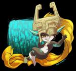 biped blonde_hair breasts female hair not_furry nude pose red_eyes simple_background solo text transparent_background pixel-prism nintendo the_legend_of_zelda twilight_princess midna humanoid twili 2016 alpha_channel artist_name dated digital_drawing_(artwork) digital_media_(artwork) full-length_portrait handwritten_text portrait shaded simple_shading