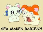 4:3 :3 accessory bijou_(hamtaro) bodily_fluids bow_(feature) bow_accessory bow_ribbon comic_sans cricetid duo english_text female feral fuzzy hair_accessory hair_bow hair_ribbon hamster hamtaro hamtaro_(series) hi_res humor image_macro male mammal meme nude reaction_image ribbons rodent shitpost shocked simple_background surprise sweat text the_more_you_know the_truth twin_bows twin_hair_bows unknown_artist