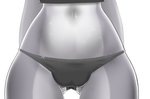 anthro butt butt_from_the_front camel_toe clothed clothing countershade_fur countershade_torso countershading female fur grey_body grey_fur midriff navel panties simple_background solo standing thigh_gap underwear white_background rin_tyan disney zootopia judy_hopps lagomorph leporid mammal rabbit 2021 digital_media_(artwork) greyscale hi_res monochrome shaded