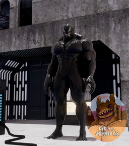 biceps big_muscles black_body clawed_hands growth huge_muscles hyper hyper_muscles male muscle_growth muscular muscular_male pecs solo trapezius kyriamdragon marvel venom_(marvel) humanoid symbiote 3d_(artwork) 3d_animation animated digital_media_(artwork) high_framerate short_playtime sound video