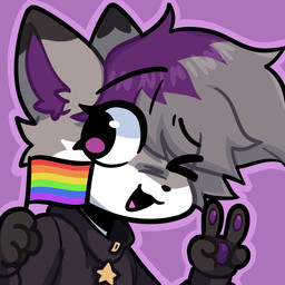 anthro charm_(jewelry) clothing femboy gesture hand_gesture hoodie lgbt_pride male male/male one_eye_closed pride_color_flag smile smiling_at_viewer solo topwear v_sign wink caerbanoc lgbt_pride_month remy_pawz canid canine canis domestic_dog herding_dog mammal pastoral_dog spitz swedish_vallhund 1:1 hi_res
