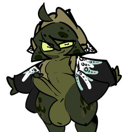 anthro balls big_balls big_penis clothing genitals green_body green_eyes hair hoodie huge_balls male markings navel penis simple_background smile solo spots spotted_body thick_thighs topwear white_background thefablednekos jett_(thefablednekos) amphibian frog 2023 digital_media_(artwork) hi_res