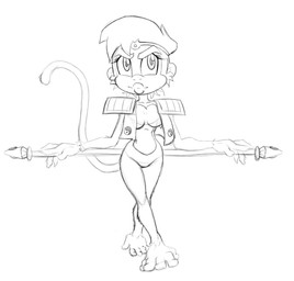 anthro big_breasts breasts crossgender female solo slashysmiley archie_comics sega sonic_the_hedgehog_(archie) sonic_the_hedgehog_(comics) sonic_the_hedgehog_(series) monkey_khan haplorhine mammal monkey primate 2016 hi_res monochrome