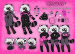 abstract_background alternative_fashion anthro backpack bangs black_markings blue_eyes blush blush_stickers boots bottomwear breasts brown_markings cellphone clothed clothing color_swatch container cross cup drinking_straw ear_piercing electronics female fluffy fluffy_hair footwear fur goth green_tongue grey_body grey_fur grey_hair hair hair_buns hands_on_hips heart_censor heart_symbol iron_cross jewelry keychain markings notebook nude outline pants pattern_clothing pattern_shirt pattern_topwear pen pendant phone piercing pigtails pink_background pink_bottomwear pink_clothing pink_pants ring_(jewelry) scene_haircut shirt shoes simple_background smartphone solo sparkles sparkling_clothing striped_clothing striped_markings striped_shirt striped_tail striped_topwear stripes tail tail_markings text tongue topwear torn_bottomwear torn_clothing torn_pants white_outline y2k_(fashion) cosmiccrayons barbie_(doll) mattel crayons_(cosmiccrayons) mammal procyonid raccoon 2023 censored character_name english_text model_sheet pink_theme