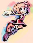 accessory anthro boots clothing female footwear gloves hair hair_accessory hairband handwear pink_hair shoes short_hair solo thin_thighs knockabiller sega sonic_the_hedgehog_(series) amy_rose eulipotyphlan hedgehog mammal hi_res