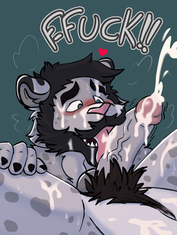 age_difference anthro anthro_on_anthro balls beard black_hair blue_background blush bodily_fluids cum cum_on_face cumshot dialogue duo ejaculation erection eyebrows faceless_anthro faceless_character faceless_male facial_hair foreskin fur genital_fluids genitals glans grey_body grey_fur hair heart_symbol humanoid_genitalia humanoid_penis intraspecies licking male male/male moan mustache open_mouth open_smile oral orgasm penile penis penis_lick profanity pubes retracted_foreskin sex simple_background smile sweat teeth text throbbing throbbing_penis tongue tongue_out hyenainfected javier_(hyena) leo_(hyena) felid leopard mammal pantherine 2023 digital_media_(artwork) english_text hi_res father_(lore) father_and_child_(lore) father_and_son_(lore) incest_(lore) parent_(lore) parent_and_child_(lore) parent_and_son_(lore) son_(lore)