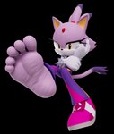 5_toes anthro barefoot border clothed clothing feet female foot_focus looking_at_viewer soles solo toes transparent_border wrinkled_feet wrinkles milkmeister3d sega sonic_the_hedgehog_(series) blaze_the_cat domestic_cat felid feline felis mammal 3d_(artwork) absurd_res alpha_channel digital_media_(artwork) hi_res