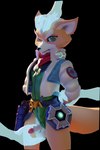 anthro balls clothed clothing femboy fondling_penis forced genitals glans green_eyes group gun handgun hands_behind_back holster holstered_pistol male penis pistol ranged_weapon restrained_arms weapon dragoon343 nintendo star_fox fox_mccloud canid canine fox mammal 3d_(artwork) digital_media_(artwork)