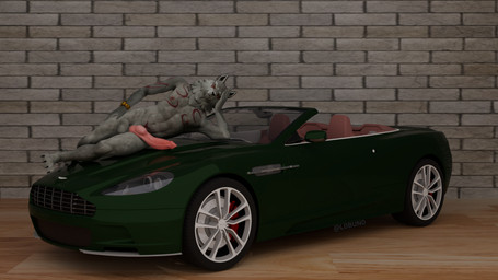 animal_genitalia animal_penis anthro aston_martin_dbs_volante canine_genitalia canine_penis car genitals male male/male penis solo vehicle l0bun0 aston_martin epic_games fortnite fletcher_kane canid canine canis humanoid mammal wolf 16:9 3d_(artwork) digital_media_(artwork) hi_res widescreen