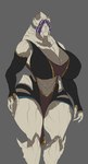 big_breasts breasts cleavage clothed clothing curvy_figure female huge_breasts solo thick_thighs voluptuous wide_hips coolmaster98 bioware electronic_arts mass_effect vetra_nyx alien humanoid turian absurd_res hi_res