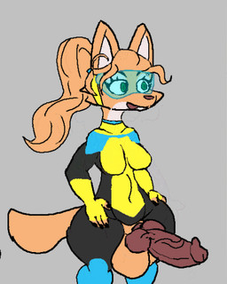 anthro erection genitals intersex penis solo standing superhero darkgalgani dreamworks image_comics invincible_(image_comics) the_bad_guys diane_foxington