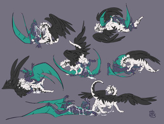 anal anal_knotting anal_penetration anus backsack balls bodily_fluids claws cum cum_in_ass cum_in_mouth cum_inside cum_on_self cum_while_penetrated cumshot duo ejaculation erection excessive_cum excessive_genital_fluids feathered_wings feathers feral feral_on_feral feral_penetrated feral_penetrating feral_penetrating_feral frottage genital_fluids genitals hands-free interspecies knot knotting male male/male male_penetrated male_penetrating male_penetrating_male membrane_(anatomy) membranous_wings paws penetration penile penile_penetration penis penis_in_ass penises_touching quadruped sex tail wings feelferal mythology arashiin dragon mythological_creature mythological_scalie prehistoric_species pterosaur reptile scalie absurd_res hi_res
