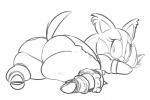 anthro big_butt butt eyelashes female huge_butt looking_back solo thick_thighs ultrahand sega sonic_boom sonic_the_hedgehog_(series) sticks_the_jungle_badger badger mammal mustelid musteline black_and_white monochrome