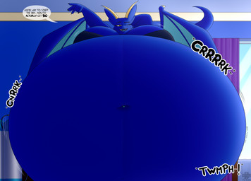 5_fingers air_inflation air_tank anthro belly big_belly big_breasts black_claws blue_background blue_body blue_eyebrows border bra breasts claws cleavage clothed clothing curtains eyebrow_piercing eyebrows facial_piercing female fingers horn hose hose_inflation huge_belly hyper hyper_belly inflation inside looking_at_viewer navel navel_piercing one_eye_closed piercing sharp_teeth simple_background solo tail talking_to_viewer tan_horn teal_tongue teal_wings teeth tongue underwear white_border window wings wink yellow_eyes day-tripper-guy mythology blue_(day-tripper-guy) dragon mythological_creature mythological_scalie scalie 2023 hi_res shaded