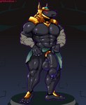 abs accessory anthro armor balls biceps big_balls big_penis blush clothing cock_ring erection foreskin fur genitals huge_penis humanoid_genitalia humanoid_penis jewelry male muscular muscular_anthro muscular_male muscular_thighs nipples nude paws pecs penis penis_accessory penis_jewelry presenting simple_background solo thick_penis triceps vein velvetdraw league_of_legends riot_games tencent nasus_(lol) canid canine canis jackal mammal absurd_res hi_res