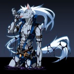 2014 abs anthro armlet belt black_nose blue_eyes bracelet canine chest_tuft claws clothed clothing fangs fur gradient_background grey_fur hair ink inumania jewelry licking long_hair male mammal muscles pants pecs plain_background smile_pretty_cure solo standing studded_armlet studded_bracelet teeth tight_clothing tongue tongue_out torn_clothing tuft white_hair wolf wolfrun zipper
Rating: Safe
Score: 4
User: iwasbored
Date: March 01, 2014