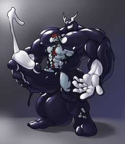 absorption_vore anthro balls beard big_balls big_muscles big_pecs big_penis bodily_fluids cum dominant dominant_male duo ejaculation excessive_cum excessive_genital_fluids eyeless eyes_closed facial_hair feet genital_fluids genitals glans hair hand_on_penis huge_balls huge_penis hyper hyper_balls hyper_genitalia hyper_penis larger_male larger_pred male male/male masturbation muscular muscular_male nipples pecs penis penis_size_difference size_difference smaller_male smile standing submissive submissive_male teeth vein veiny_penis vore trencalos goo_creature humanoid symbiote hi_res