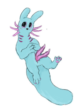 2_penises animal_genitalia animal_penis black_nose blue_body blush blush_lines ears_up feet feral frilled_penis genital_slit genitals gills hemipenes male multi_genitalia multi_penis pawpads penis pink_eyes simple_background solo spread_toes toes white_background i-eat-hemi rain_world videocult slugcat shaded simple_shading