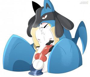 ahegao anal anal_masturbation anal_penetration anthro anus aroused balls bite biting_lip bodily_fluids breath breathing butt clothing covering covering_face dildo dildo_in_ass dildo_insertion dildo_sitting dripping femboy fluffy fluffy_chest genital_fluids genitals kigurumi knot knotted_dildo knotted_penis looking_pleasured male masturbation nipples object_in_ass onesie pajamas penetration penile penile_masturbation penis precum precum_drip precum_string presenting saliva saliva_drip saliva_string sex sex_toy sex_toy_in_ass sex_toy_insertion shy solo suit toying_self walk-w-igny nintendo pokemon hal_(lethian) canid canine canis fox generation_4_pokemon hybrid lucario mammal pokemon_(species) wolf hi_res