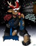 2014 antlers blizzard boots caribou catmonkshiro cervine christmas clothing coat deer elk gloves hat holidays hooves horn lights male night reindeer rudolph santa_hat scarf shovel snow snowflakes snowstorm torn_clothing transformation
Rating: Safe
Score: 3
User: PheagleAdler
Date: January 11, 2014