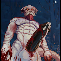 anthro baulders blood blood_on_hand blood_splatter bloodied bodily_fluids cum dark foreskin gate genital_fluids genitals male muscular penis precum maximilliandi baldur's_gate baldur's_gate_3 dungeons_and_dragons hasbro larian_studios mythology wizards_of_the_coast the_dark_urge_(baldur's_gate) dragon dragonborn_(dnd) mythological_creature mythological_scalie scalie 1:1 absurd_res hi_res