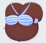 anthro belly belly_expansion belly_inflation big_belly big_butt bimbo_lip blue_clothing blue_crop_top blue_ear_tips blue_legwear blue_lips blue_panties blue_shirt blue_stockings blue_topwear blue_underwear blush body_inflation brown_body brown_ears brown_heart brown_tail butt butt_expansion cheek_bulge clothing crop_top dipstick_ears ear_markings expansion eyes_closed femboy heart_symbol huge_belly huge_butt huge_cheeks hyper hyper_belly hyper_butt hyper_inflation hyper_moobs hyper_nipples immobile inflation inflation_fetish legwear lips long_ears male moob_expansion motion_lines multicolored_ears navel nipple_outline nipples outie_navel panties pattern_clothing pattern_crop_top pattern_legwear pattern_stockings pattern_topwear puffed_cheeks scut_tail shirt short_tail simple_background solo stockings tail tight_clothing topwear underwear white_background white_clothing white_crop_top white_legwear white_stockings white_topwear hakutsundu nintendo pokemon ethan_(reathe) generation_4_pokemon lagomorph lopunny mammal pokemon_(species) 2024 colored digital_media_(artwork) hi_res shaded