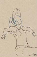 2_horns anthro balls biped breasts clothed clothing feet_up flaccid genitals gynomorph hair horn intersex legs_up long_hair looking_at_viewer lying nipples on_back one_breast_out penis ponytail side_boob sitting skimpy solo stirrup_legwear sweater topwear spikedmauler spikedmauler_(fursona) lagomorph leporid mammal rabbit 2024 animated monochrome no_sound short_playtime sketch unfinished webm trans_(lore) trans_woman_(lore)