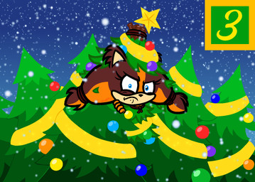 5_fingers anthro baubles black_nose blue_eyes blue_sky brown_body brown_fur brown_hair_tie christmas_decorations closed_frown eyelashes female female_anthro fingers frown frowning_at_viewer fur furrowed_brow garland grumpy hair holidays light looking_at_viewer mouth_closed number orange_body orange_fur orange_hair outside sky snow snowing solo star_decoration tan_body tan_inner_ear tan_skin text_box captainquack64 christmas sega sonic_boom sonic_the_hedgehog_(series) sticks_the_jungle_badger badger mammal mustelid musteline 2025 colored digital_drawing_(artwork) digital_media_(artwork) english_description hi_res lighting