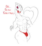 anthro anthrofied big_butt butt clothing femboy hypnotic_eyes long_tail makeup male mascara muscular muscular_anthro muscular_femboy muscular_male pokemorph ringed_eyes sharp_teeth solo tail teeth text thick_thighs thong underwear conadolpomp nintendo pokemon apollo_puthon generation_3_pokemon pokemon_(species) seviper english_text sketch