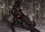 abs animal_genitalia animal_penis anthro anthro_on_anthro anthro_penetrated anthro_penetrating anthro_penetrating_anthro balls biceps big_muscles black_body black_fur canine_genitalia canine_penis claws deep_throat duo ear_piercing erection face_fucking fangs fellatio forced forced_oral fur genitals irrumatio kneeling knot male male/male male_penetrated male_penetrating male_penetrating_male muscular muscular_anthro muscular_male nipple_piercing nipples nude oral oral_penetration pecs penetration penile penile_penetration penis piercing red_penis sex sheath standing tattoo teeth toe_claws black_howler reaver2kl4u mythology lycaeous canid canine mammal mythological_canine mythological_creature werecanid werecanine werecreature werewolf 2013 3d_(artwork) 3d_animation animated digital_media_(artwork) flash_conversion loop no_sound short_playtime webm