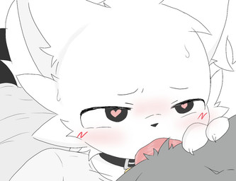 anthro anthro_on_anthro anthro_penetrated anthro_penetrating anthro_penetrating_anthro blush cheek_tuft claws clothed clothing collar faceless_anthro faceless_character faceless_male facial_tuft fellatio heart_eyes heart_symbol lidded_eyes male male/male male_anthro male_penetrated male_penetrating male_penetrating_male oral penetration penile penis_in_mouth sex shirt solo_focus tail toony topwear tuft chan_woo silly_cat_(mauzymice) domestic_cat felid feline felis mammal