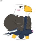 anthro balls beak blush erection genitals glans humanoid_genitalia humanoid_penis male muscular muscular_anthro muscular_male nude penis pink_glans simple_background solo white_background denilsexo animal_crossing nintendo apollo_(animal_crossing) accipitrid accipitriform avian bald_eagle bird eagle sea_eagle 2024 digital_media_(artwork) sketch