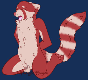 3_toes anthro balls blind chastity_cage chastity_cage_only chastity_device chastity_device_only disability edging eyes_closed feet fluffy fluffy_tail fur genitals humanoid_genitalia humanoid_penis kneeling male markings moan nude pawpads penis pent_up pink_pawpads plantigrade red_body red_fur solo striped_markings striped_tail stripes tail tail_markings tan_body tan_fur toes tongue tongue_out wearing_chastity_cage wearing_chastity_device pineappleswizzle noa_(xenzjolras) ailurid mammal red_panda 2017 alpha_channel digital_drawing_(artwork) digital_media_(artwork) hi_res signature
