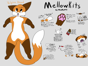 abuse_mention animal_genitalia candy canine_genitalia chocolate dessert female feral food fur genitals grey_body grey_fur hydraulic_press male marshmallow object_vore open_mouth pawpads quadruped slightly_chubby solo text vore kloudkat42 mellowkit mellowkit_(vulpine) 4:3 absurd_res english_text hi_res translated