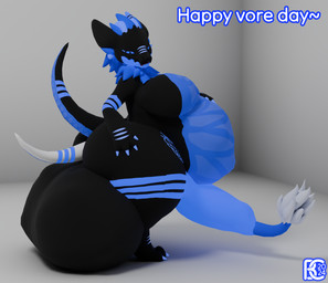 anal anal_vore anthro balls belly big_balls big_belly big_breasts big_butt big_penis black_balls black_body blue_eyes blue_penis blue_tail breasts bulge butt cock_vore fur genitals group gynomorph hand_on_belly hand_on_butt huge_balls huge_belly huge_breasts huge_butt huge_penis huge_thighs hyper hyper_balls hyper_belly hyper_genitalia intersex knot knotted_penis looking_back looking_pleasured pear-shaped_figure penile penis simple_background tail text thick_thighs trio vore white_tail wide_hips blueberrybesuru mythology vore_day blackberry_(blueberrybesuru) blueberry_(blueberrybesuru) mulberry_(blueberrybesuru) besuru dragon furred_dragon furred_scalie kobold lizard mythological_creature mythological_scalie reptile scalie wickerbeast 3d_(artwork) blender_(artwork) blender_cycles_(artwork) digital_media_(artwork) hi_res