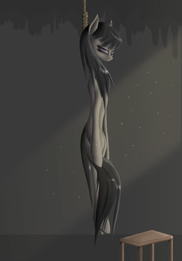 black_hair cutie_mark dead death equine f13proxima female friendship_is_magic hair half-closed_eyes hanging hooves horse mammal my_little_pony noose octavia_(mlp) pony purple_eyes rope solo suicide
Rating: Questionable
Score: 1
User: EmoCat
Date: November 28, 2014 black_hair cutie_mark dead death equine f13proxima female friendship_is_magic hair half-closed_eyes hanging hooves horse mammal my_little_pony noose octavia_(mlp) pony purple_eyes rope solo suicide
Rating: Questionable
Score: 1
User: EmoCat
Date: November 28, 2014