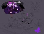 anthro barazoku dream furniture gesture grin group hand_gesture hug hugging_object hugging_plushie machine male nipples open_mouth open_smile paper pen plushie poster sleeping smile table text v_sign melaisen alvin_(melaisen) bau_(melaisen) bernard_(melaisen) er-05_(melaisen) akita arthropod bear butterfly canid canine canis demon domestic_dog felid giant_panda insect lepidopteran mammal pantherine robot spitz 2022 absurd_res digital_drawing_(artwork) digital_media_(artwork) english_text hi_res sketch