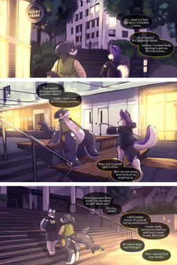 accessory anthro big_tail bottomless clothed clothing dominant_inflatable dominant_pool_toy duo furgonomics glistening glistening_body handle hoodie inflatable jewelry male nozzle pantsless ring speech_bubble tail tail_accessory tail_jewelry tail_ring text topwear sexotheque aeros_(friday_night_gurus) apollo_(friday_night_gurus) animate_inanimate aquatic canid canine canis domestic_dog fish husky living_inflatable mammal nordic_sled_dog shark spitz 2024 2:3 absurd_res comic digital_media_(artwork) english_text hi_res