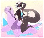 andromorph anthro black_body clothing femboy genitals inflatable intersex male pool_toy pussy reward solo swimming_pool swimwear white_body sunshiu patreon sardine_(taghyrt) taghyrt cetacean dolphin mammal marine oceanic_dolphin orca toothed_whale hi_res