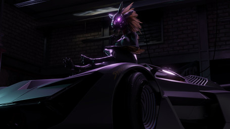 3_toes anthro arm_feathers arm_tuft armor breasts car dark digitigrade feather_hair feathered_crest feathers feet female gas_mask glowing glowing_eyes grey_body grey_scales head_crest headgear headgear_only helmet helmet_only light mask nipples non-mammal_breasts nude on_car pink_eyes pose pseudo_hair retro scales solo synthwave toes tuft vehicle yellow_body yellow_feathers synca pickle_juice_(modeler) halo_(series) lamborghini lamborghini_countach microsoft xbox_game_studios syn_cah alien avian kig-yar scalie t'vaoan 16:9 3d_(artwork) colored digital_media_(artwork) hi_res lighting pinup widescreen