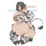 animal_print big_breasts big_butt breasts butt cow_print ear_piercing ear_tag eyewear female glasses hair hair_over_eyes heart_symbol hucow name_tag number numbered_ear_tag numbered_tag piercing solo muroku animal_humanoid bovid bovid_humanoid bovine bovine_humanoid cattle_humanoid humanoid mammal mammal_humanoid 1:1 2021 absurd_res hi_res