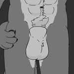 abs animal_genitalia animal_penis anthro ball_slap ball_tuft balls big_balls big_penis bodily_fluids body_hair bouncing_balls breath canine_genitalia canine_penis claws cockslap dripping ejaculation erection faceless_character faceless_male fully_sheathed fur genital_fluids genitals grey_body grey_fur hand_on_hip hands-free happy_trail knot knot_in_sheath knotted_penis leaking_precum long_penis male mature_anthro mature_male muscular muscular_anthro muscular_male nude pawpads penis pink_penis precum precum_drip precum_on_penis precum_squirt precum_string presenting pubes sheath simple_background slap solo swing swinging_penis tail tail_motion tailwag thick_penis throbbing throbbing_balls throbbing_penis tuft kodiff canid canine canis mammal wolf animated digital_drawing_(artwork) digital_media_(artwork) frame_by_frame hi_res