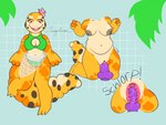 anthro areola big_breasts big_tail bikini breasts clothing dildo female masturbating_while_penetrated masturbation nipples penetrable_sex_toy penetration scales sex_toy slightly_chubby solo swimwear tail two-piece_swimsuit sugarcrisps eublepharid gecko leopard_gecko lizard reptile scalie hi_res