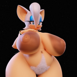 areola belly big_areola big_breasts big_nipples bracelet breasts brown_areola female hand_on_breast huge_areola hyper hyper_areola jewelry lipstick looking_at_viewer makeup mature_female navel nipples overweight overweight_female pubes ring smile solo thick_thighs wide_hips adri164 sega sonic_the_hedgehog_(series) rouge_the_bat bat mammal 1:1 3d_(artwork) absurd_res digital_media_(artwork) hi_res