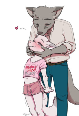 age_difference anthro aroused blep blush bottomwear clothed clothing crop_top dolphin_shorts duo eyes_closed female flat_chested fur hands_behind_back implied_incest kiss_on_forehead kissing larger_male loli looking_up male midriff navel older_male shaking shirt shorts simple_background size_difference smaller_female standing t-shirt tail text text_on_clothing text_on_shirt text_on_topwear tongue tongue_out topwear trembling white_background white_body white_fur young young_anthro young_female younger_female cobalt_snow conditional_dnp daddy_said_i_can't_date abby's_father_(cobalt_snow) abby_(cobalt_snow) canid canine fox grey_fox mammal urocyon 2023 absurd_res digital_media_(artwork) english_text hi_res meme daughter_(lore) father_(lore) father_and_child_(lore) father_and_daughter_(lore) parent_(lore) parent_and_child_(lore) parent_and_daughter_(lore)