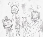 2024 avian bear bird black_and_white bonnie_(fnaf) chicken female five_nights_at_freddy's five_nights_at_freddy's_2 freddy_(fnaf) galliform gallus_(genus) hi_res lagomorph leporid machine male mammal monochrome phasianid pitaya988 rabbit robot scottgames sketch withered_bonnie_(fnaf) withered_chica_(fnaf)