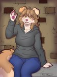 Rating: s
ID: 5587375
Date: 2025-05-21 00:00:10 -0400
Status: pending
Score: 3
anthro black_lips border_collie bottomwear breasts brick_wall brown_hair canid canine canis chest_tuft clothing collie denim denim_bottomwear denim_clothing digital_media_(artwork) dimmi_(dimwitdog) domestic_dog eyebrows eyelashes eyeshadow fangs female fur gesture green_eyes hair herding_dog hi_res hoodie jeans lips makeup mammal multicolored_body multicolored_fur pants pastoral_dog sheepdog sitting smile smiling_at_viewer solo tail tan_body tan_fur teeth teeth_showing tired_eyes tired_look topwear travis_mayer tuft wall_(structure) waving waving_at_viewer white_body white_fur wide_hips post #5587375